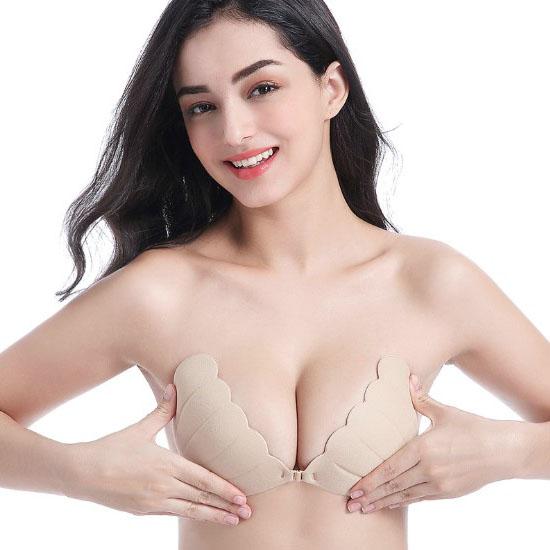 Sexy Invisible Nylon Push-up Bra Shell Shaped One-pieces Bra – Lovost