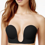 Invisible Nude Silicone One-piece Push Up Strapless Bra