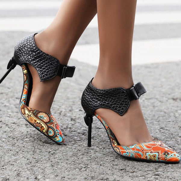 Women's Stiletto Heels Pointed Toe Prom Shoes - Mislish